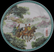 精品推荐 —— 三顾茅庐瓷盘一套