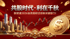 【共股时代·利在千秋】数贸通2026会员股权证